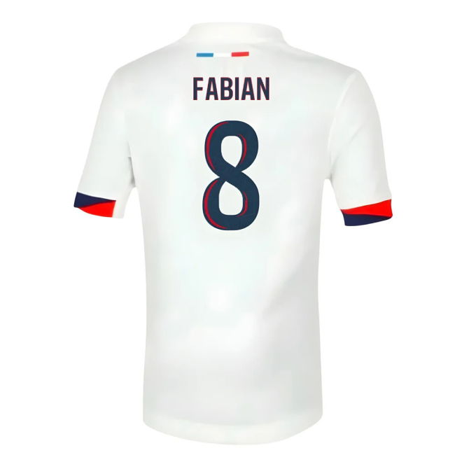 2025-2026 PSG Away Shirt (Sponsorless) - Kids (Fabian 8)