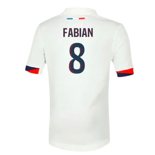 2025-2026 PSG Away Shirt (Sponsorless) - Kids (Fabian 8)