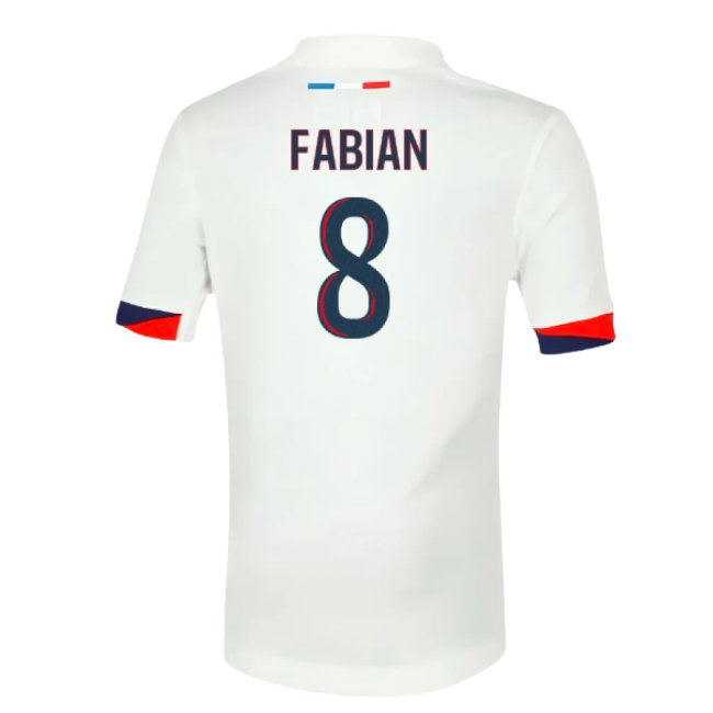 2025-2026 PSG Away Shirt (Sponsorless) - Kids (Fabian 8)