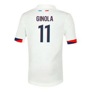 2025-2026 PSG Away Shirt (Sponsorless) - Kids (Ginola 11)