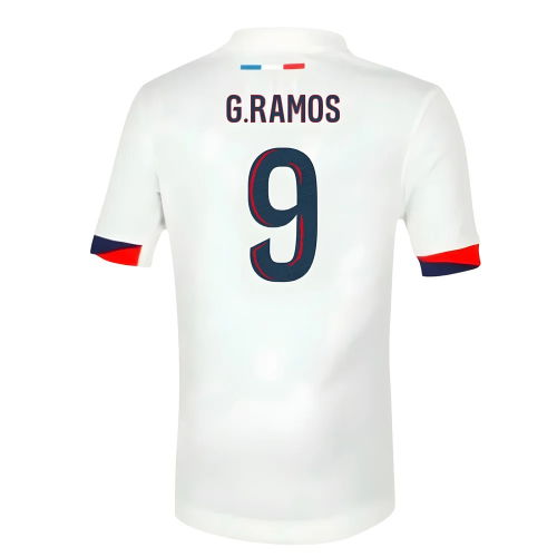 2025-2026 PSG Away Shirt (Sponsorless) - Kids (G.Ramos 9)