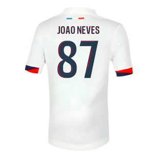 2025-2026 PSG Away Shirt (Sponsorless) - Kids (Joao Neves 87)