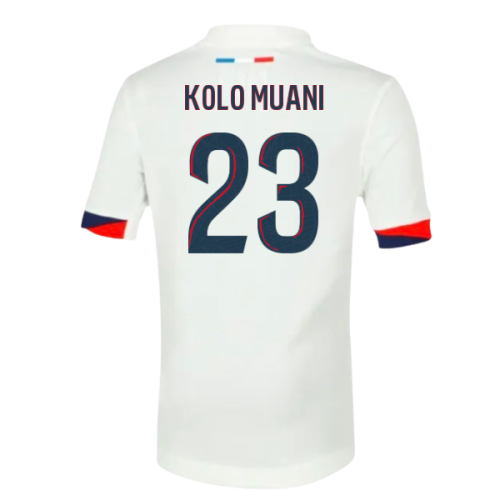 2025-2026 PSG Away Shirt (Sponsorless) - Kids (Kolo Muani 23)