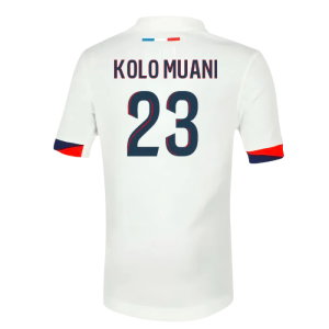 2025-2026 PSG Away Shirt (Sponsorless) - Kids (Kolo Muani 23)