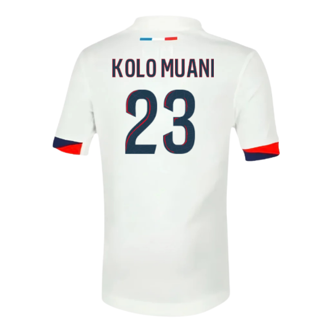 2025-2026 PSG Away Shirt (Sponsorless) - Kids (Kolo Muani 23)