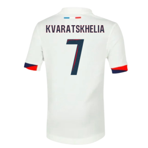 2025-2026 PSG Away Shirt (Sponsorless) - Kids (Kvaratskhelia 7)