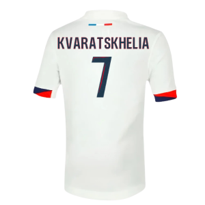 2025-2026 PSG Away Shirt (Sponsorless) - Kids (Kvaratskhelia 7)