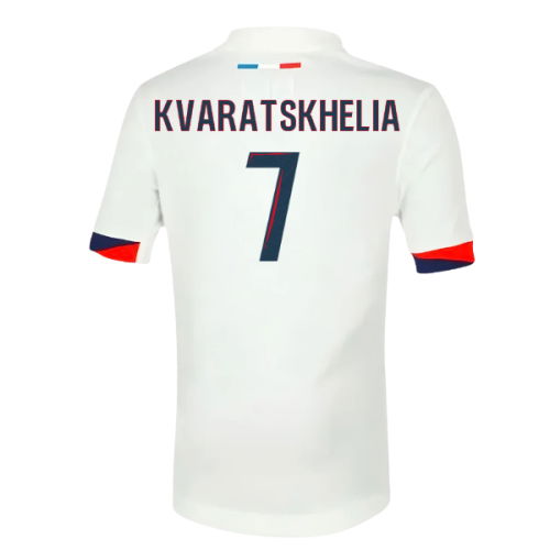 2025-2026 PSG Away Shirt (Sponsorless) - Kids (Kvaratskhelia 7)