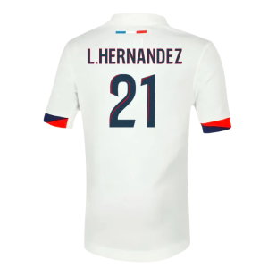 2025-2026 PSG Away Shirt (Sponsorless) - Kids (L.Hernandez 21)