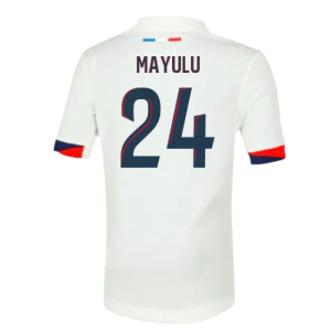 2025-2026 PSG Away Shirt (Sponsorless) - Kids (Mayulu 24)