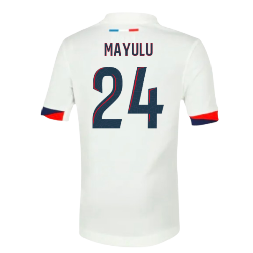 2025-2026 PSG Away Shirt (Sponsorless) - Kids (Mayulu 24)