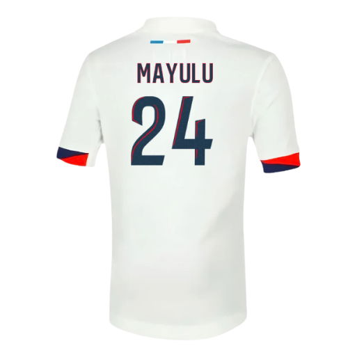 2025-2026 PSG Away Shirt (Sponsorless) - Kids (Mayulu 24)