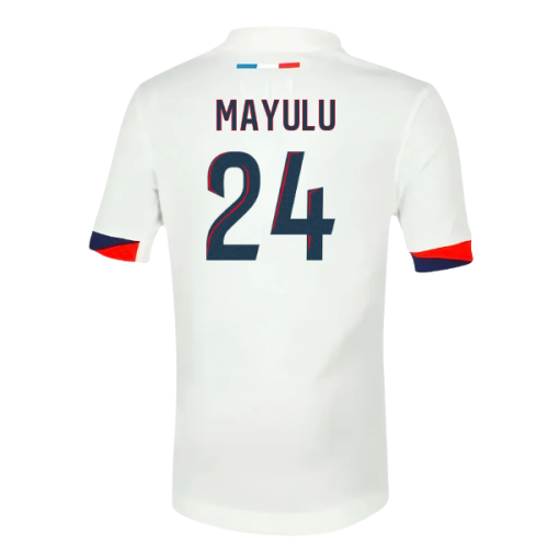 2025-2026 PSG Away Shirt (Sponsorless) - Kids (Mayulu 24)