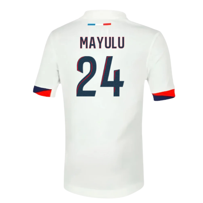 2025-2026 PSG Away Shirt (Sponsorless) - Kids (Mayulu 24)