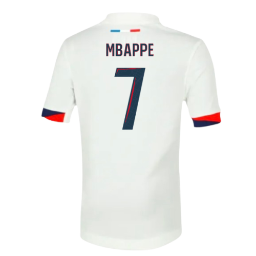 2025-2026 PSG Away Shirt (Sponsorless) - Kids (Mbappe 7)