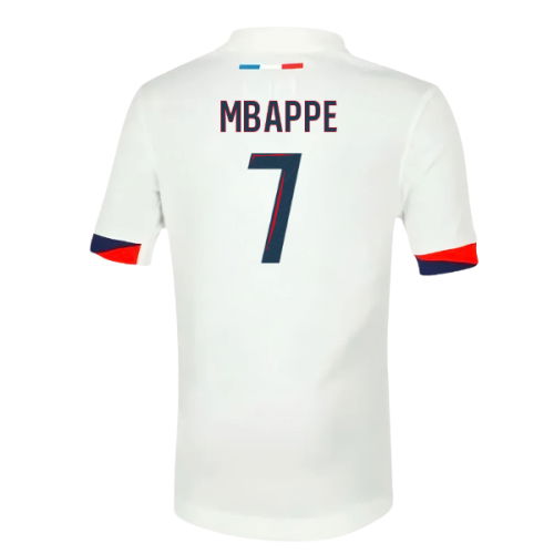 2025-2026 PSG Away Shirt (Sponsorless) - Kids (Mbappe 7)