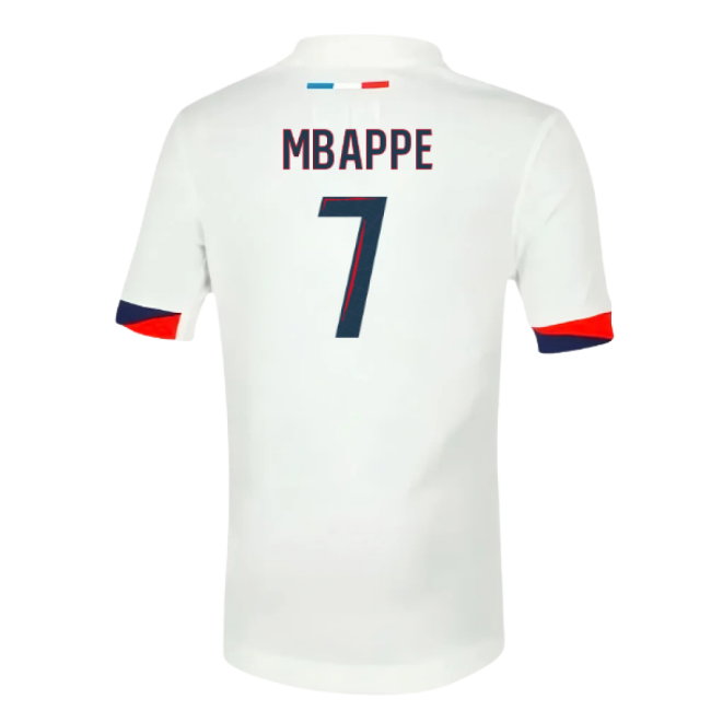 2025-2026 PSG Away Shirt (Sponsorless) - Kids (Mbappe 7)