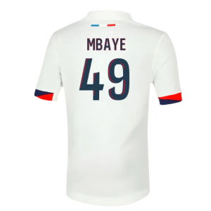 2025-2026 PSG Away Shirt (Sponsorless) - Kids (Mbaye 49)