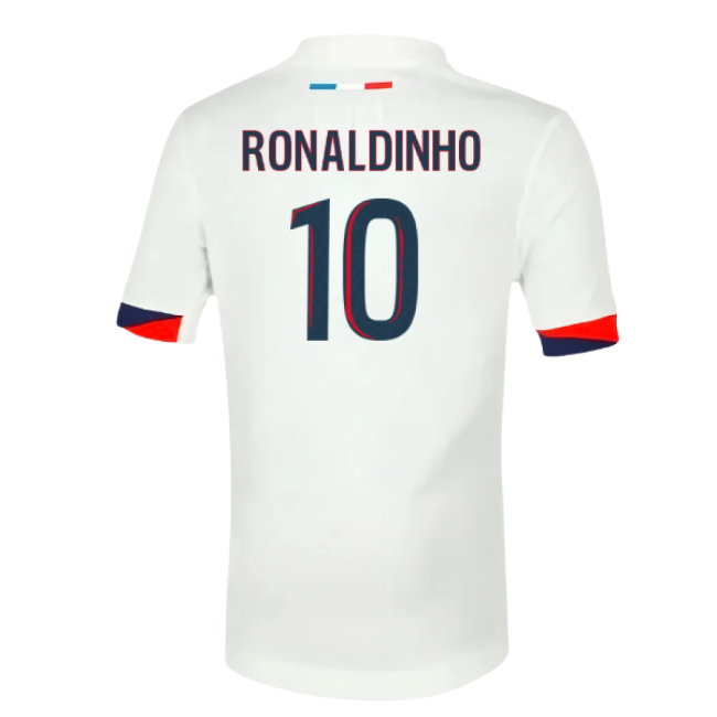 2025-2026 PSG Away Shirt (Sponsorless) - Kids (Ronaldinho 10)