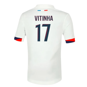 2025-2026 PSG Away Shirt (Sponsorless) - Kids (Vitinha 17)