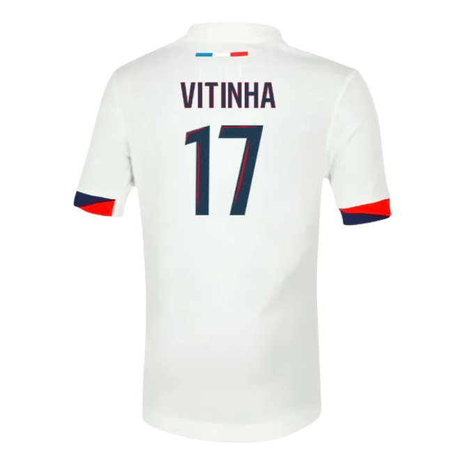 2025-2026 PSG Away Shirt (Sponsorless) - Kids (Vitinha 17)