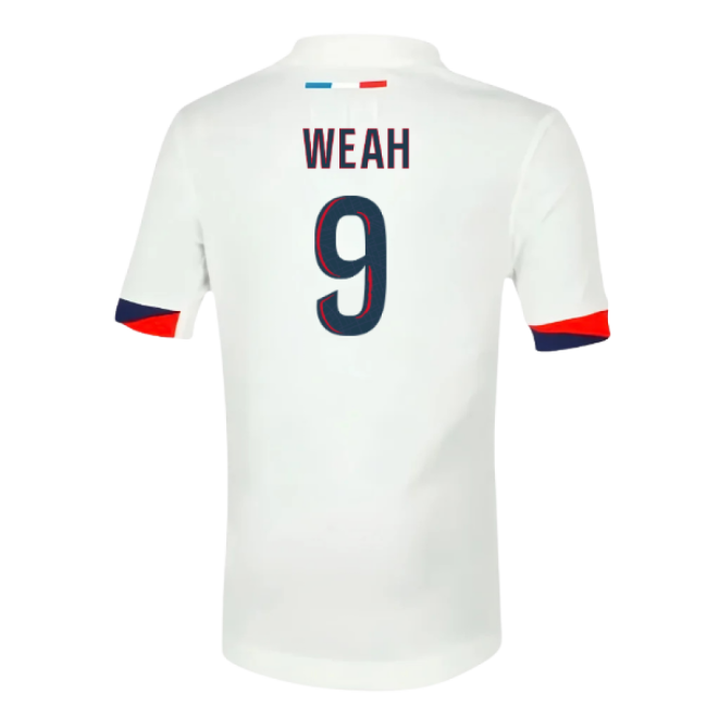 2025-2026 PSG Away Shirt (Sponsorless) - Kids (Weah 9)