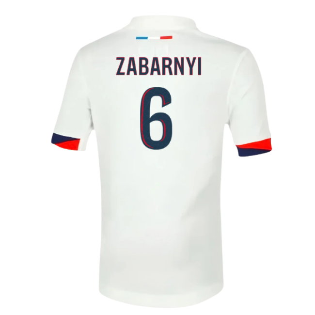 2025-2026 PSG Away Shirt (Sponsorless) - Kids (Zabarnyi 6)