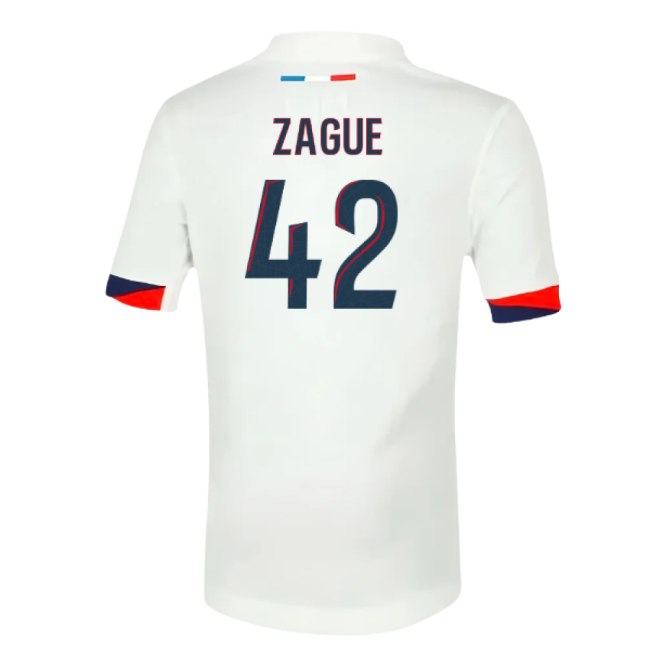2025-2026 PSG Away Shirt (Sponsorless) - Kids (Zague 42)