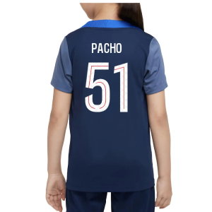 2025-2026 PSG Dri-Fit Strike Training Shirt (Navy) - Kids (Pacho 51)