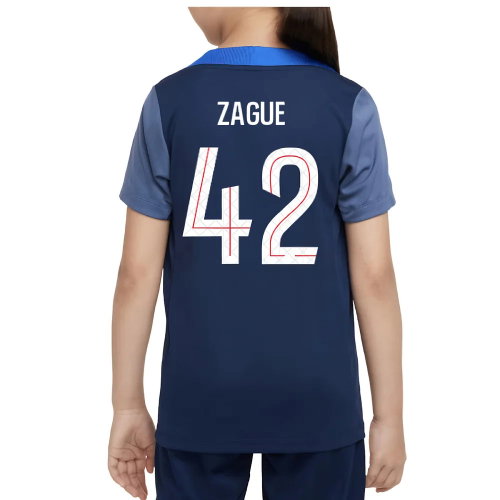 2025-2026 PSG Dri-Fit Strike Training Shirt (Navy) - Kids (Zague 42)