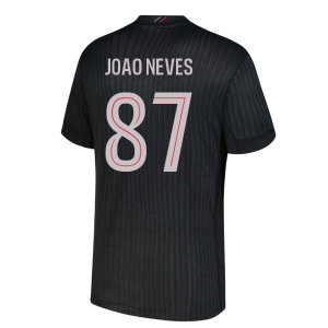 2025-2026 PSG Fourth Shirt (Joao Neves 87)