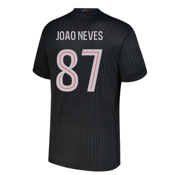 2025-2026 PSG Fourth Shirt (Joao Neves 87)