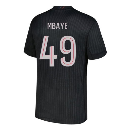 2025-2026 PSG Fourth Shirt (Mbaye 49)