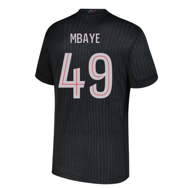 2025-2026 PSG Fourth Shirt (Mbaye 49)