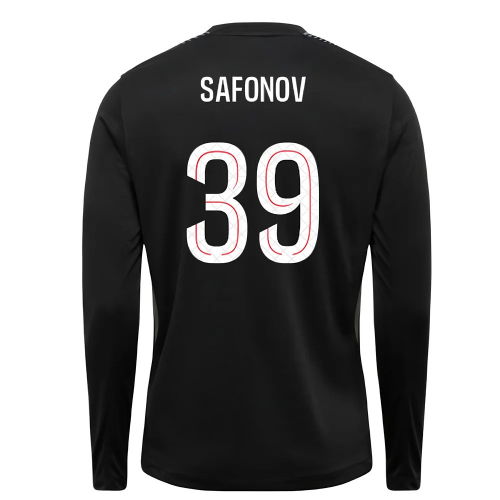 2025-2026 PSG Goalkeeper Shirt (Black) (Safonov 39)