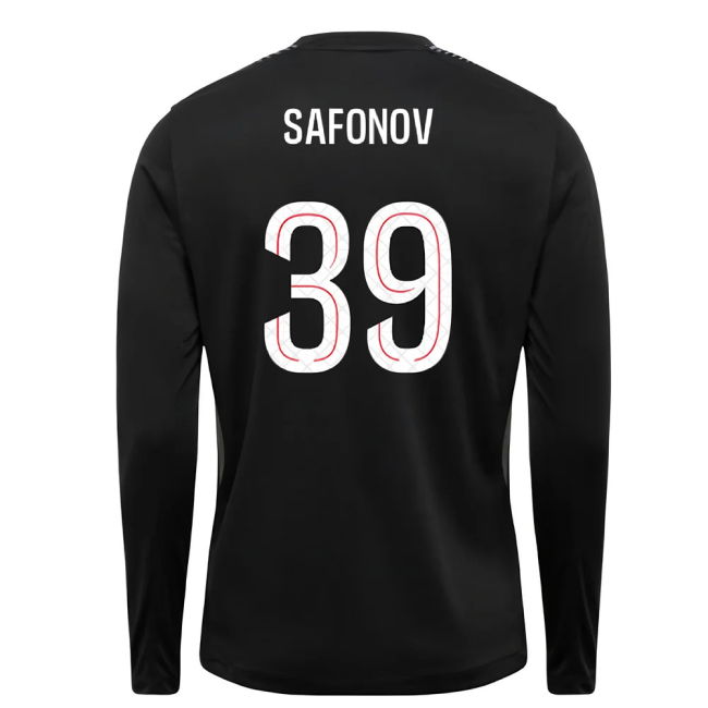 2025-2026 PSG Goalkeeper Shirt (Black) (Safonov 39)