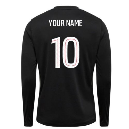 2025-2026 PSG Goalkeeper Shirt (Black) (Your Name)