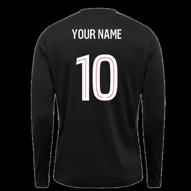 2025-2026 PSG Goalkeeper Shirt (Black) (Your Name)
