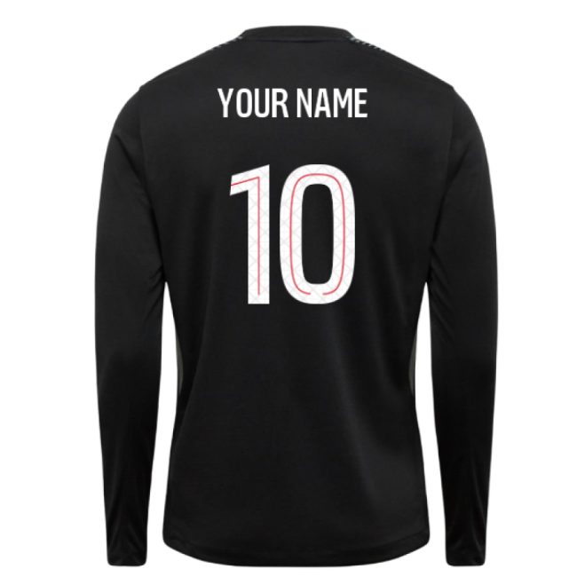 2025-2026 PSG Goalkeeper Shirt (Black) (Your Name)