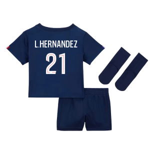 2025-2026 PSG Home Baby Kit (L.Hernandez 21)