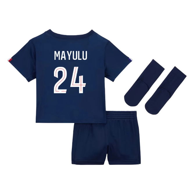 2025-2026 PSG Home Baby Kit (Mayulu 24)