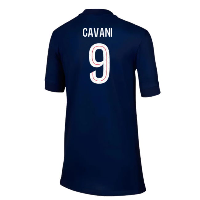 2025-2026 PSG Paris Saint Germain Home Shirt (Kids) (Cavani 9)