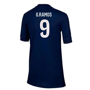2025-2026 PSG Paris Saint Germain Home Shirt (Kids) (G.Ramos 9)