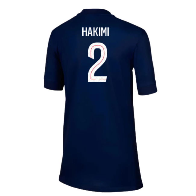 2025-2026 PSG Paris Saint Germain Home Shirt (Kids) (Hakimi 2)