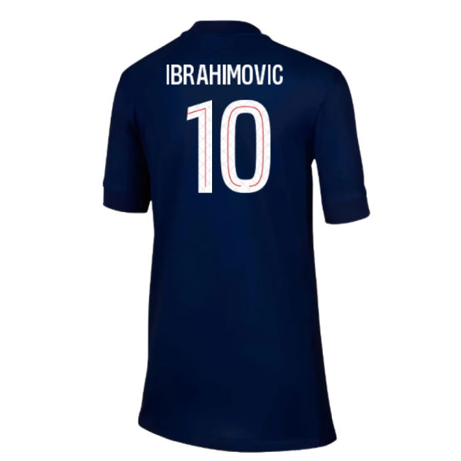 2025-2026 PSG Paris Saint Germain Home Shirt (Kids) (Ibrahimovic 10)
