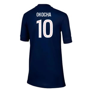2025-2026 PSG Paris Saint Germain Home Shirt (Kids) (Okocha 10)