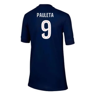 2025-2026 PSG Paris Saint Germain Home Shirt (Kids) (Pauleta 9)