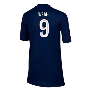 2025-2026 PSG Paris Saint Germain Home Shirt (Kids) (Weah 9)