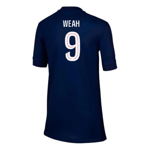 2025-2026 PSG Paris Saint Germain Home Shirt (Kids) (Weah 9)