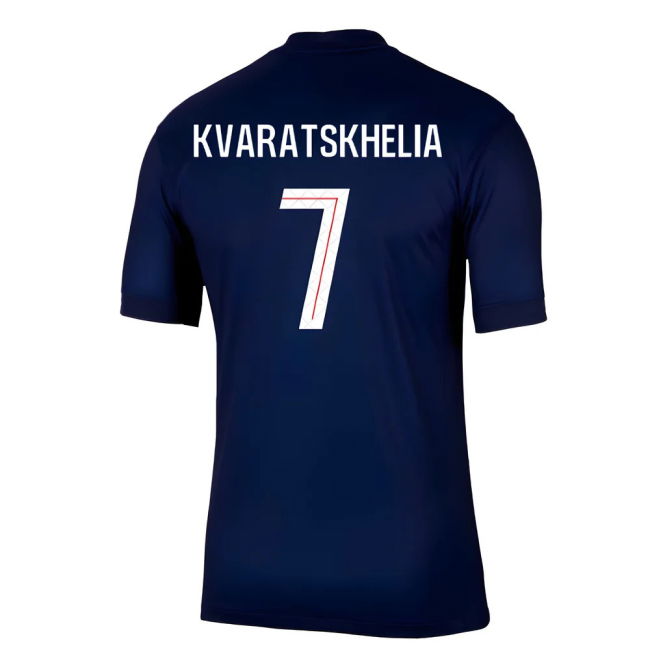 2025-2026 PSG Paris Saint Germain Home Shirt (Kvaratskhelia 7)